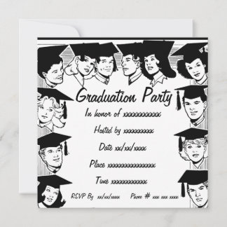 Invitation Noir & Blanc-