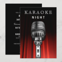 Noir classique 30e anniversaire Karaoke soirée de 