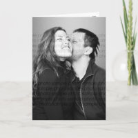 Invitation noir de pli de mariage de photo d'art