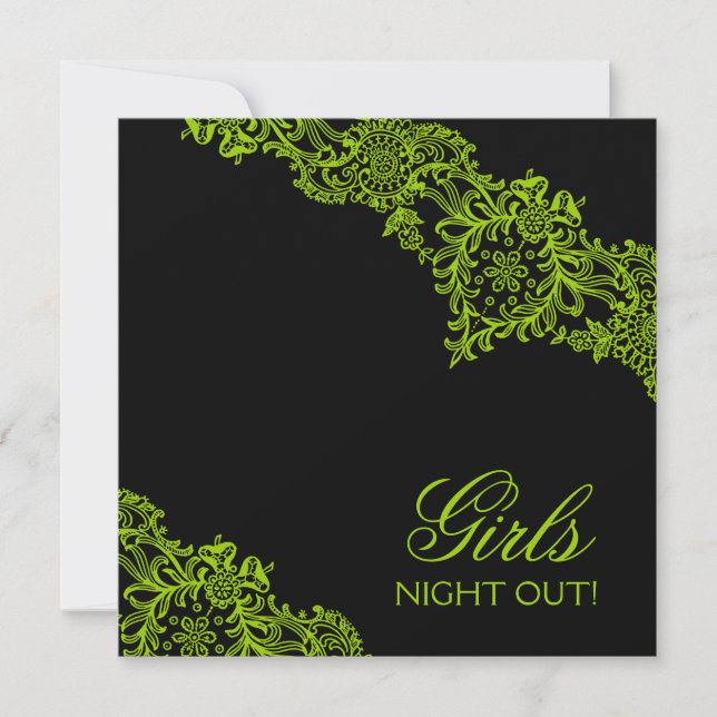 Invitation Noir lacé droit de la chaux 311 (Devant)