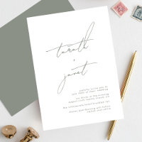 NOMS Premium | Mariage blanc élégant Sage Green