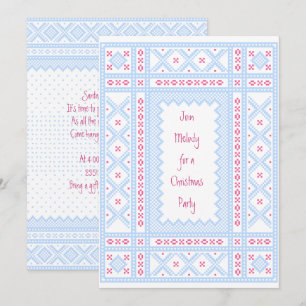 Invitation Nordique Joyeux Noël