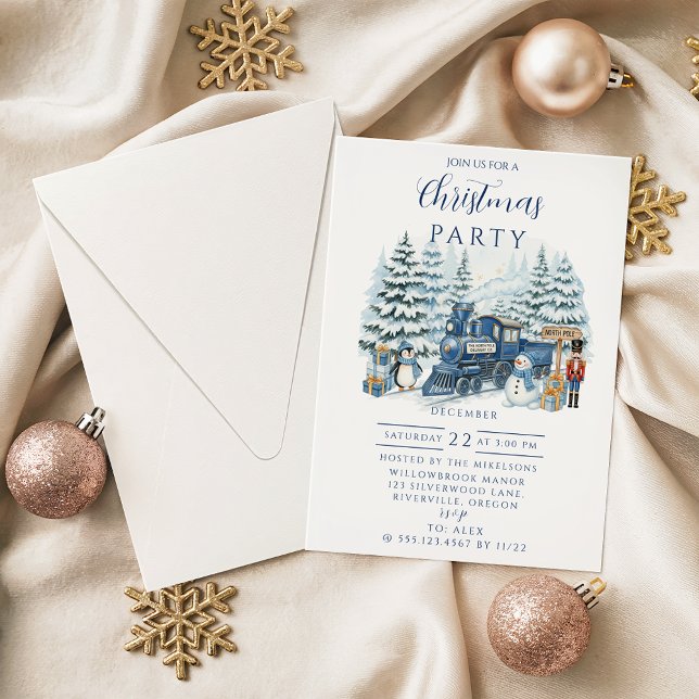 Invitation North Pole Express Christmas (Créateur téléchargé)