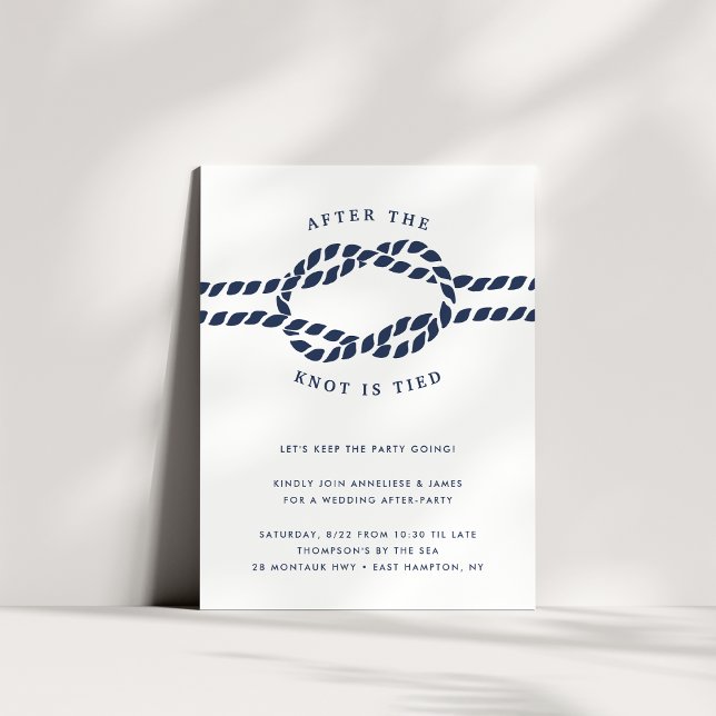 Invitation Noté | Mariage après réception (Créateur téléchargé)