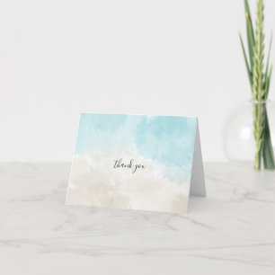 Invitation Notes de remerciement d'aquarelle