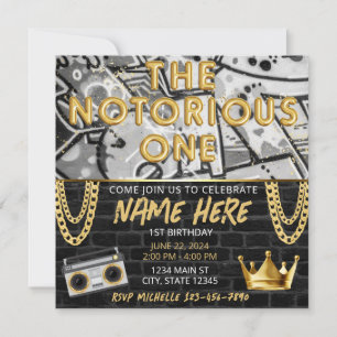 Invitation notoire d'un anniversaire