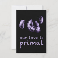 notre amour est primal : baiser les chimpanzés