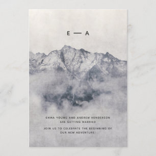 Invitation Notre aventure commence au minimum le pin de monta