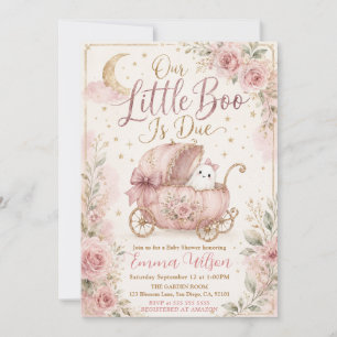 Invitation Notre Baby Shower pour notre petite Boo