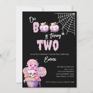 Invitation Notre Boo tourne deux Halloween 2e anniversaire