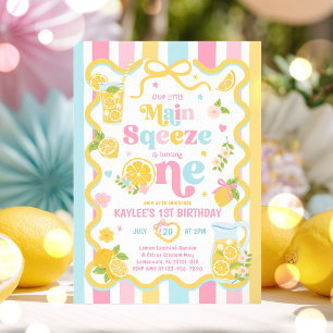 Invitation Notre citron préféré fête son 1er anniversaire