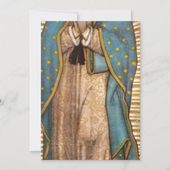 Invitation Notre Dame De Guadalupe (Devant)