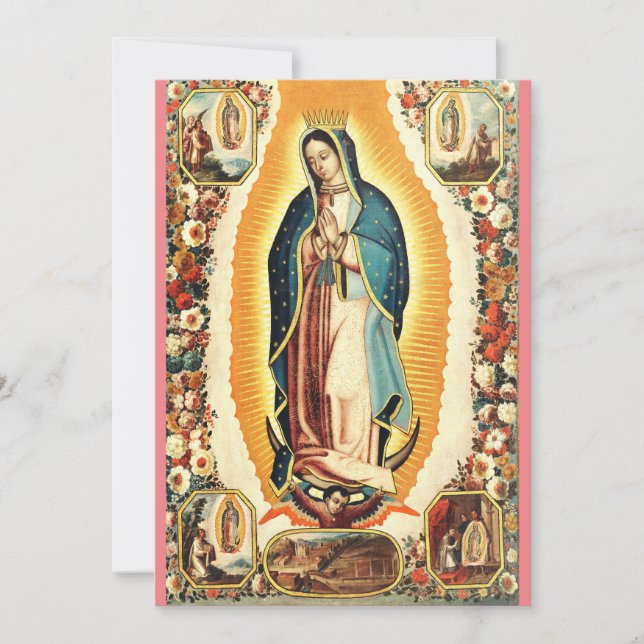Invitation Notre-Dame de Guadalupe (Devant)
