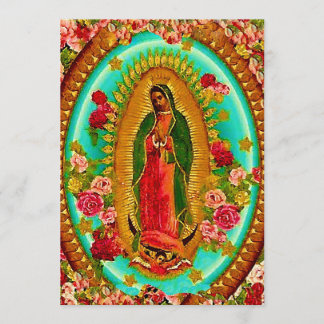 Invitation Notre Dame Guadalupe-Mexique Sainte Vierge Marie