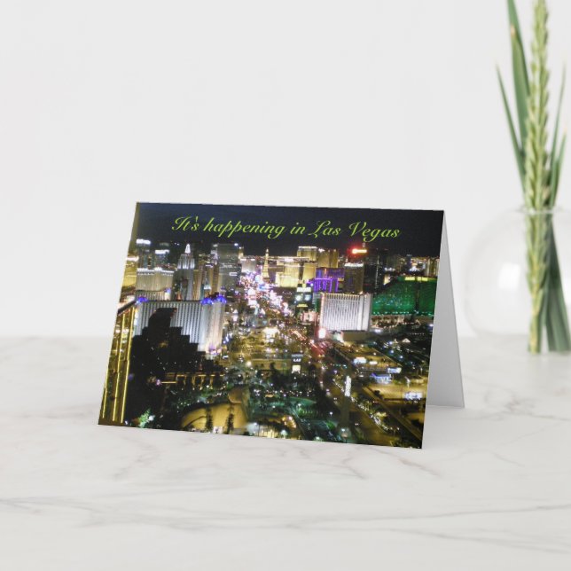 Invitation Notre événement spécial de Las Vegas (Devant)