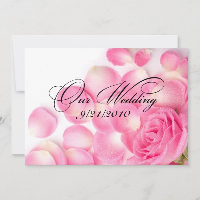 Invitation Notre Mariage (Devant)