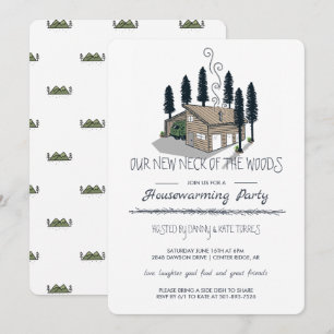 Invitation Notre nouveau cou de la partie de réchauffement de