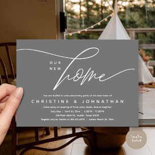 Invitation Notre Nouvelle Maison, Cosy Lovely House Party