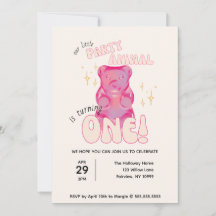 Notre Petit Animal Gummy Bear 1er Anniversaire