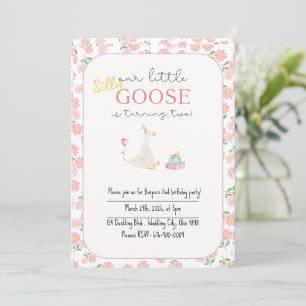 Invitation Notre petit anniversaire stupide d'oie