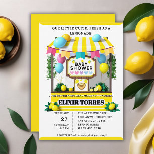 Invitation Notre Petit Baby shower À Citronade Cutie