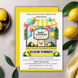 Invitation Notre Petit Baby shower À Citronade Cutie