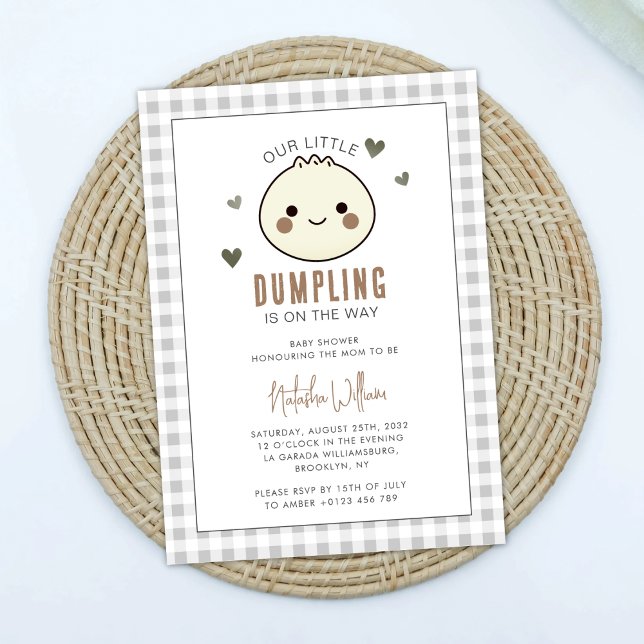 Invitation Notre petit Baby shower neutre pour les femmes (Créateur téléchargé)