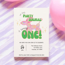 Notre Petit Ballons de fête animal 1er anniversair