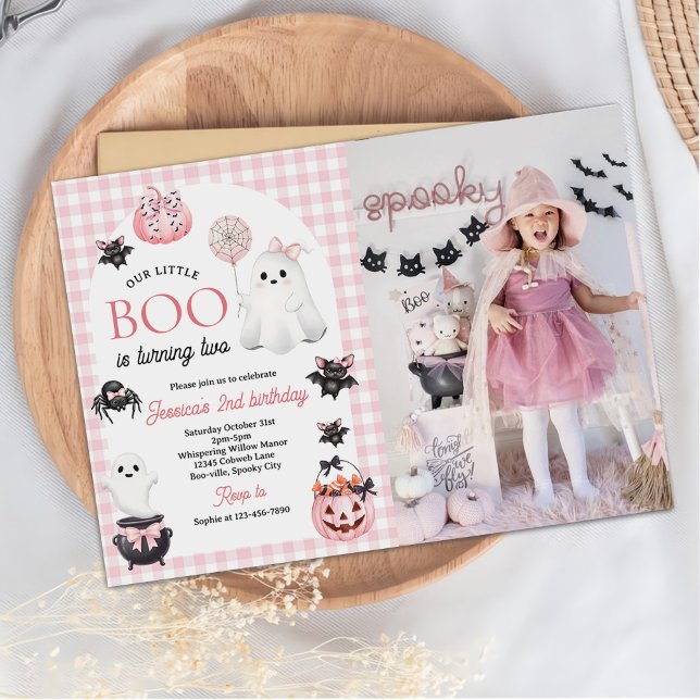 Invitation Notre Petit Blog Fantôme Halloween 2e Anniversaire (Créateur téléchargé)
