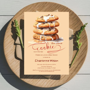 Invitation Notre Petit Cookie Est En Route Cadeau De Baby Sho