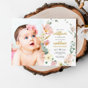 Invitation Notre Petit Fleur sauvage fête son 1er anniversair