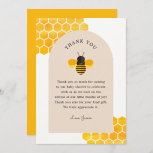 Invitation Notre petit Merci de la fête des abeilles au miel