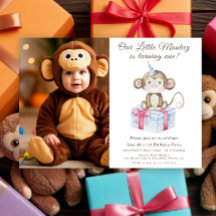 Notre petit singe premier anniversaire