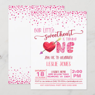 Invitation Notre petite amoureuse en tourne un - WH