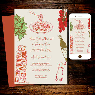 Invitation Notre petite boulette de viande fête son premier a