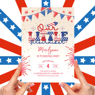 Invitation Notre petite crème de pétard 1er anniversaire