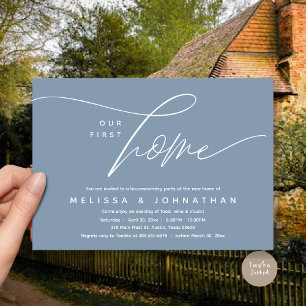 Invitation Notre Première Maison, Cosy Jovely Fête de Réchauf