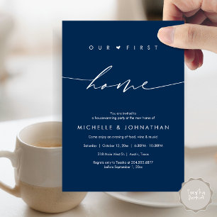 Invitation Notre première maison, fête du réchauffement clima