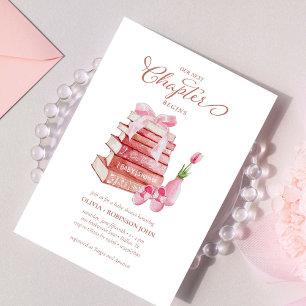 Invitation Notre prochain chapitre Livre d'histoire Baby show