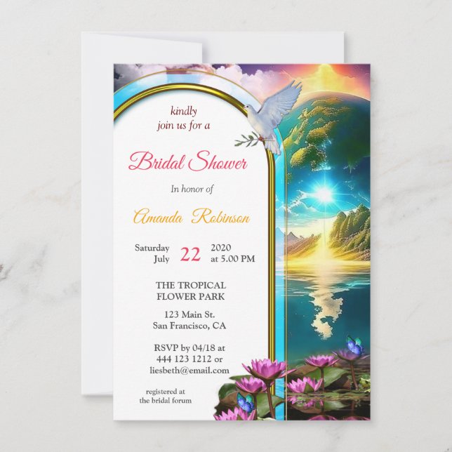 Invitation Notre soleil est une étoile et un foie (Devant)