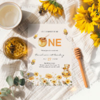 Nounours en miel 1er jour d'abeille Fleurs Anniver