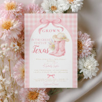 Nourrie au Texas Bottes de Cowgirl Rose Bow Fête P