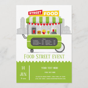 Invitation Nourriture de rue