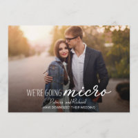 Nous allons micro-réduire l'annonce de mariage