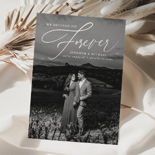 Invitation Nous Avons Décidé Sur Forever Fiançailles Faire-pa