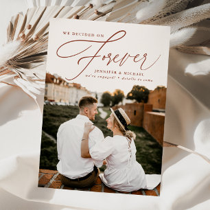 Invitation Nous Avons Décidé Sur Forever Fiançailles Faire-pa