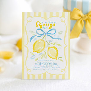 Invitation Nous avons hâte de vous presser Bébé Fleur de Citr
