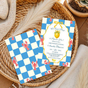 Invitation Nous avons hâte de vous presser Citron bébé Citrus
