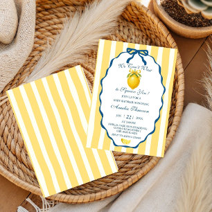 Invitation Nous avons hâte de vous presser Citron bébé Citrus