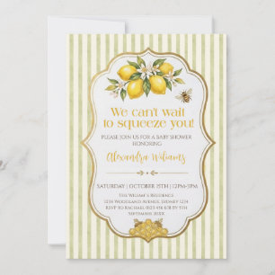 Invitation Nous avons hâte de vous serrer dans nos bras Fête